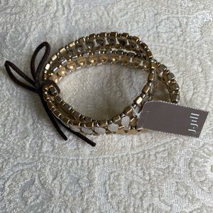 JJill Mixed Metal Stretch Bracelet